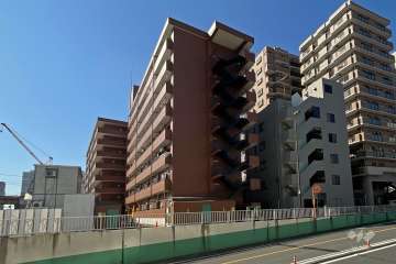 北千住コーポの外観（北東側から）