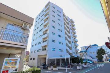 北千住ビューハイツの外観（北東側から）