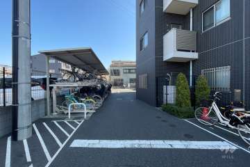 駐車場の出入り口