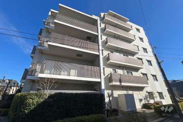 デュオ北千住の外観（西側から）