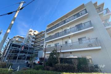 デュオ北千住の外観（北西側から）