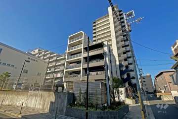 レーベン北千住エアクロスタワーの外観（北東側から）