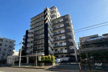 エクセレントシティ綾瀬オアシスコートの外観（北西側から）