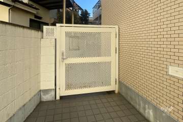 駐輪場の出入り口