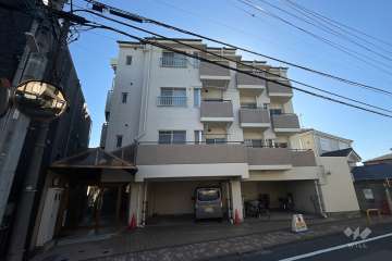 グリーンパーク第6五反野の外観（北東側から）
