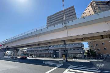 リーベパトリー竹ノ塚の外観（北東側から）