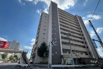 竹の塚ハイツの外観(北東側から)