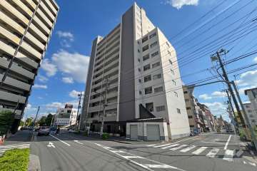 竹の塚ハイツの外観(北西側から)