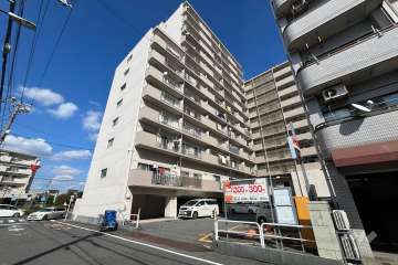 竹の塚ハイツの外観(南西側から)