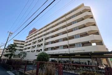 グリーンパーク五反野の外観（北西側から）