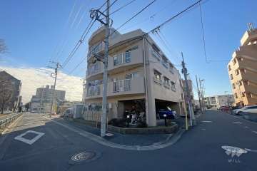 エンゼルハイム鹿浜第5の外観（北東側から）