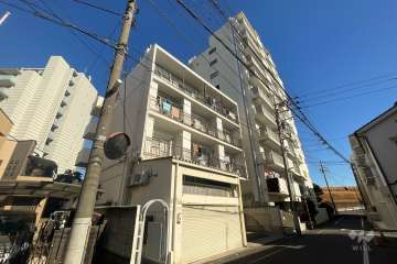 北千住ホワイトハイツの外観（南西側から）