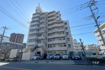 グリーンパーク保木間の外観（北西側から）