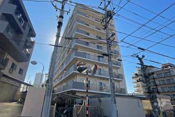 エンゼルハイム千住の外観（北東側から）