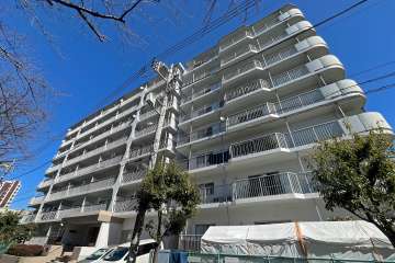 ネオコーポ亀有の外観(西側から)