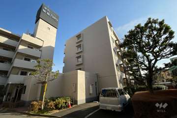 藤和梅島ハイタウンＡ棟の外観（北西側から）