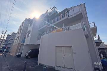 サンマンション五反野の外観（北東側から）