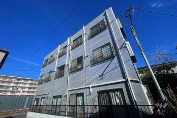 プランドール江北の外観（南西側から）