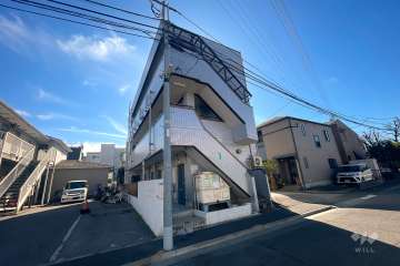 プランドール江北の外観（北東側から）