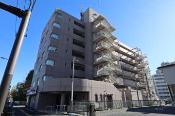 グリーンパーク第5綾瀬の外観(北西側から)