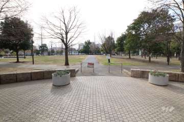 敷地南側に隣接する『西新井さかえ公園』