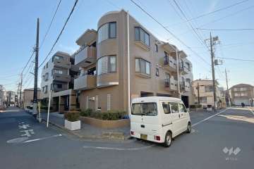 グリーンパーク亀有３の外観（北東側から）