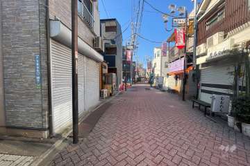 敷地北側の前面道路