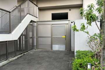 駐輪場の出入り口