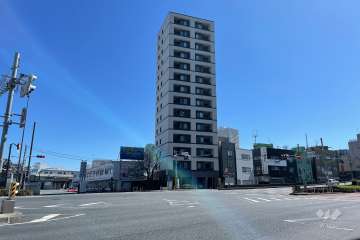 アーバンフィールド千住大橋の外観（北西側から）