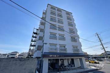 グリーンパーク花畑1パサージュの外観（北東側から）