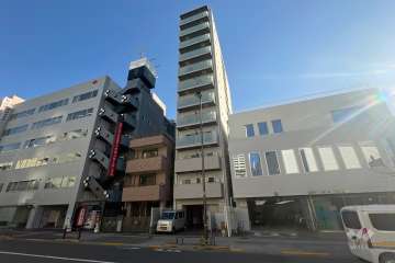 ルリオン北千住の外観（北西側から）　