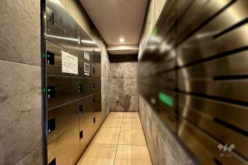 共用ポストと宅配ボックス