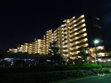 千里ディアヒルズ　ブライト・リッジの夜景（北側から）