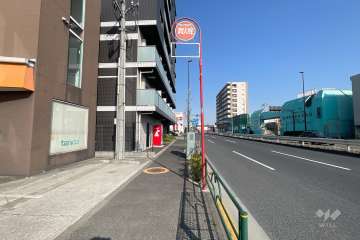 敷地南側の前面道路　　