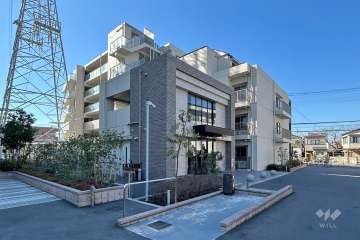 パレステージ江北3西館の外観（北東側から）