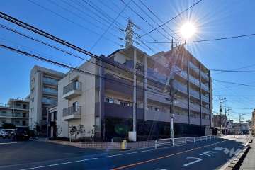 パレステージ江北3西館の外観（北西側から）