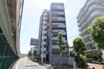 ミルーナヒルズ亀有の外観(北側から)　