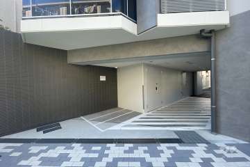 駐車場の出入り口