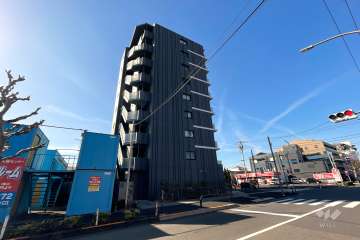 ミルーナヒルズ舎人シーズコレクションの外観（北東側から）