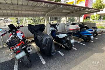バイク置き場