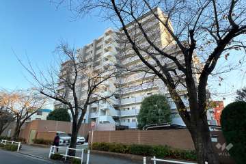 西台パーク・ホームズの外観（北西側から）