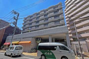 ユニーブル高城の外観（南東側から）