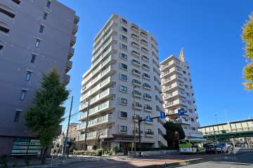 ライオンズプラザときわ台の外観（北東側から）