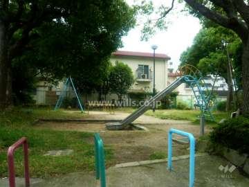 北側に公園があります