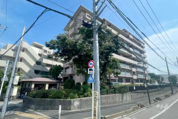 ハウス南ときわ台の外観（北西側から）