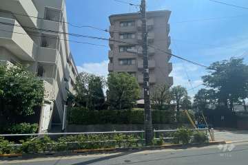 ハウス南ときわ台の外観（北東側から）