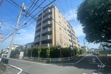 ベルハイム小竹向原の外観（南東側から）