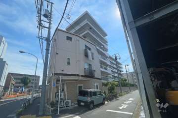 メゾン常盤台の外観（南西側から）