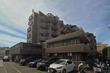 レーベンハイム常盤台プラザの外観（北西側から）