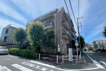 レクセルマンションときわ台の外観（北西側から）